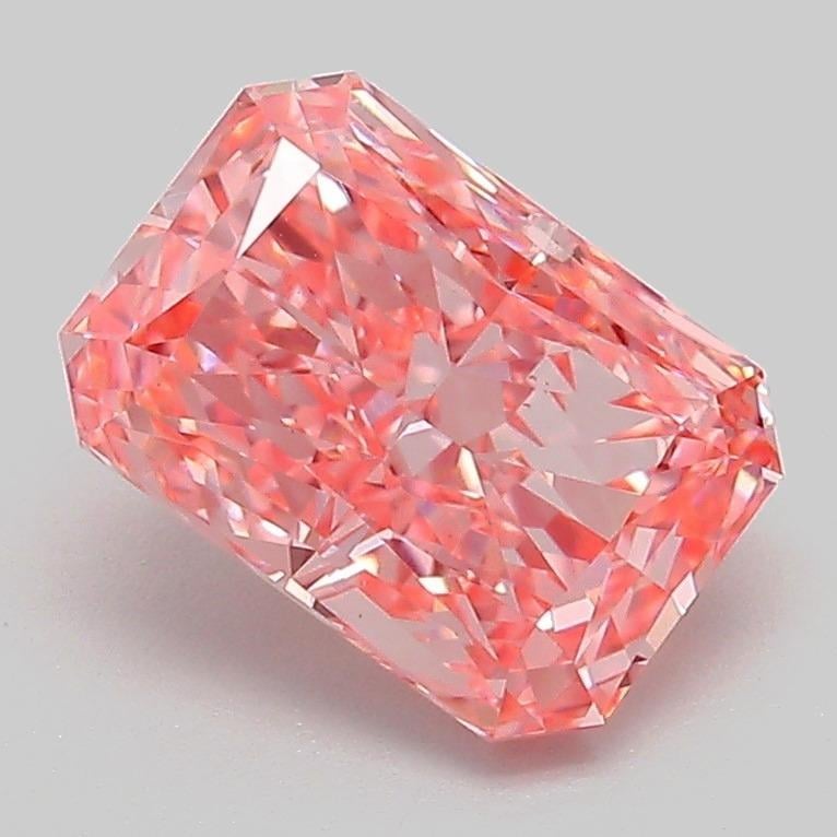 2.06 Ct. Fancy Vivid Pink Radiant Lab Grown Diamond