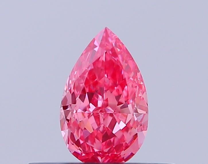 0.36 Ct. Fancy Vivid Pink Pear Lab Grown Diamond