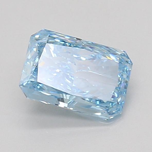 1.10 Ct. Fancy Vivid Blue Radiant Lab Grown Diamond