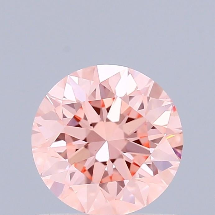 0.91 Ct. Fancy Intense  Pink Round Lab Grown Diamond