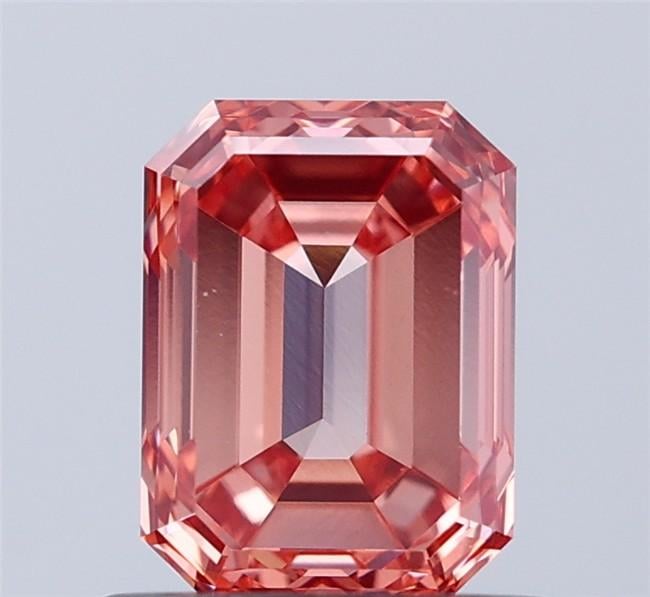 1.03 Ct. Fancy Vivid  Pink Emerald Lab Grown Diamond