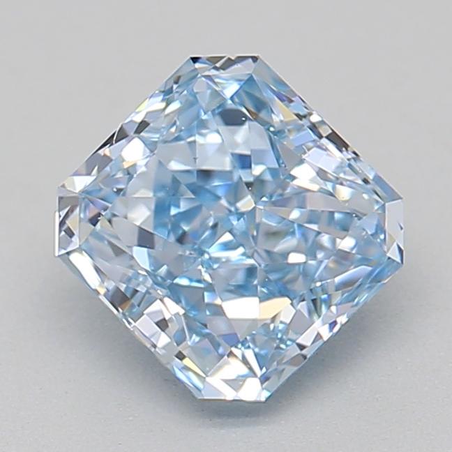 0.72 Ct. Fancy Blue Radiant Lab Grown Diamond