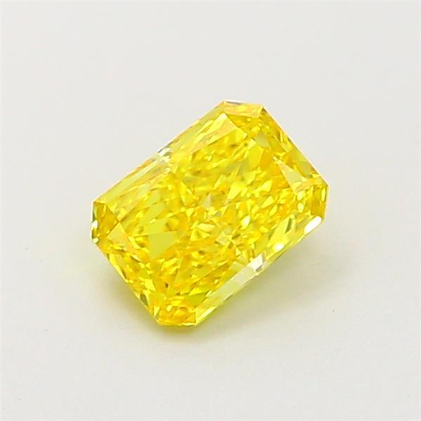0.52 Ct. Fancy Vivid Yellow Radiant Lab Grown Diamond