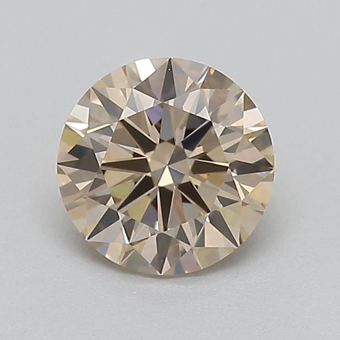 0.53 Ct. Very Light  Brown Round Lab Grown Diamond