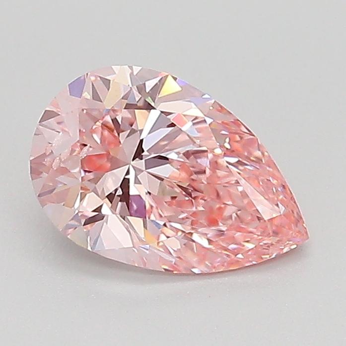 1.01 Ct. Fancy Vivid Pink Pear Lab Grown Diamond