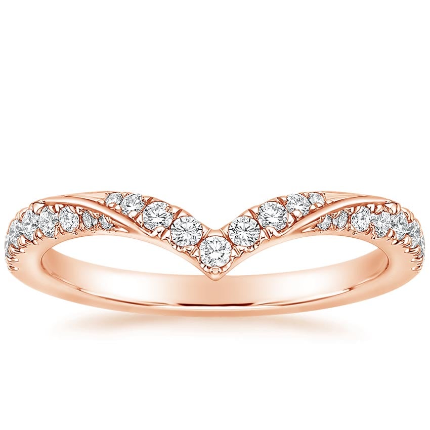 14K Rose Gold Chiara Diamond Ring (1/4 ct. tw.), large top view