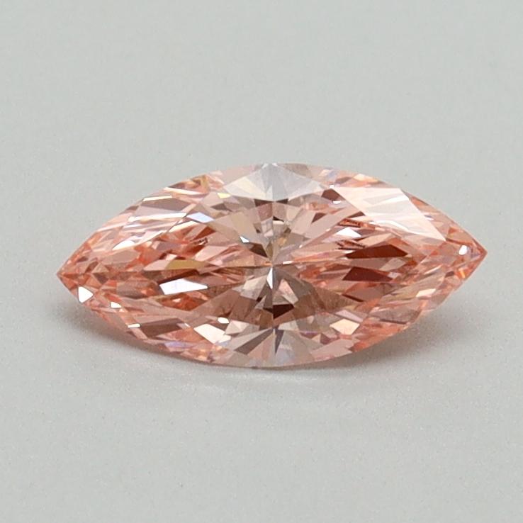 0.42 Ct. Fancy Vivid Pink Marquise Lab Grown Diamond