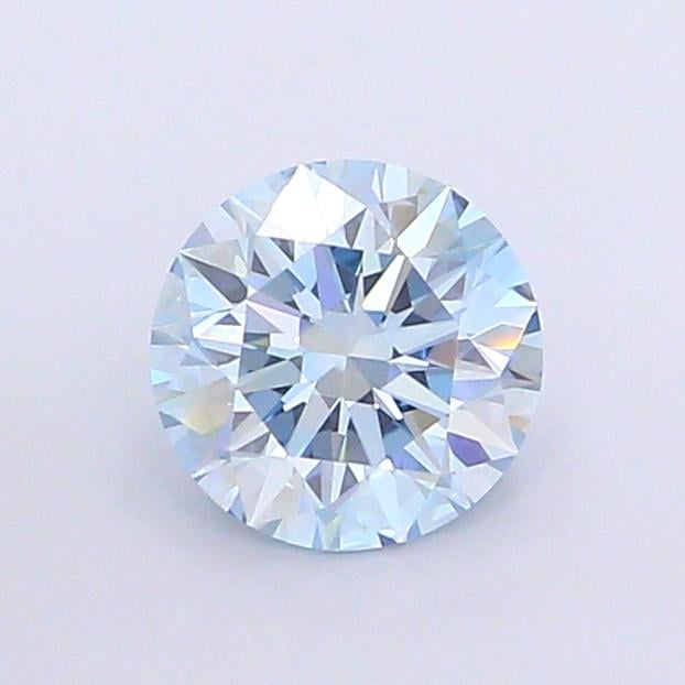 1.54 Ct. Fancy Intense Blue Round Lab Grown Diamond