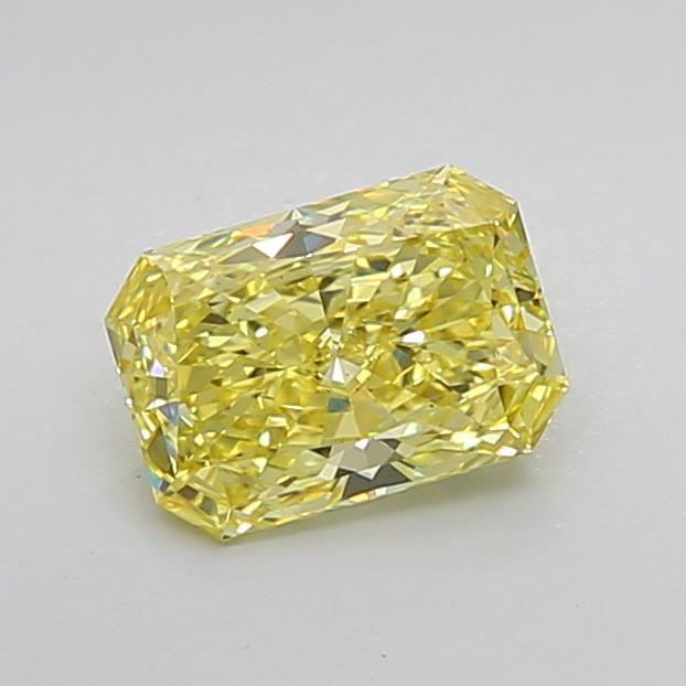 1.21 Ct. Fancy Vivid Yellow Radiant Lab Grown Diamond