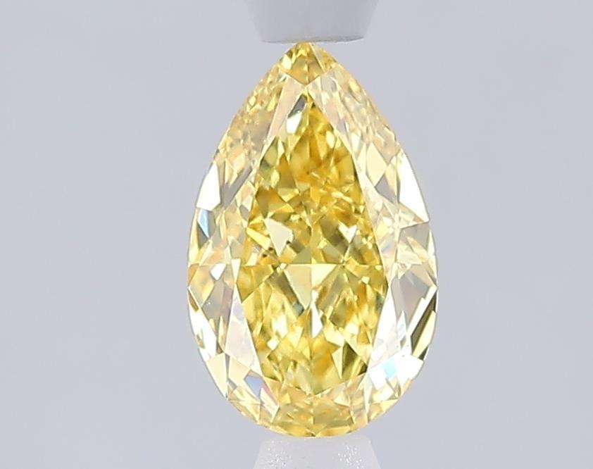 1.03 Ct. Fancy Vivid Yellow Yellow Pear Lab Grown Diamond