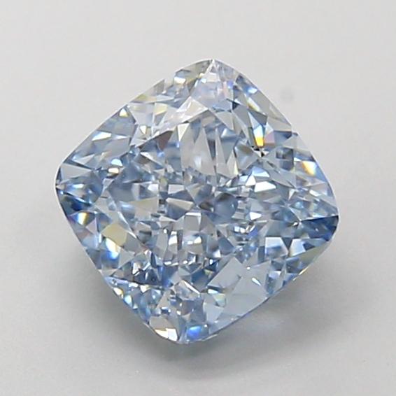1.79 Ct. Fancy Intense Blue Cushion Lab Grown Diamond