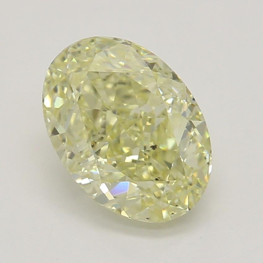 1.01 Ct. Fancy Light Yellow Oval Diamond