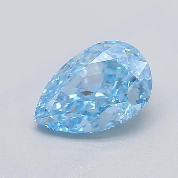 1.01 Ct. Fancy Vivid  Blue Pear Lab Grown Diamond
