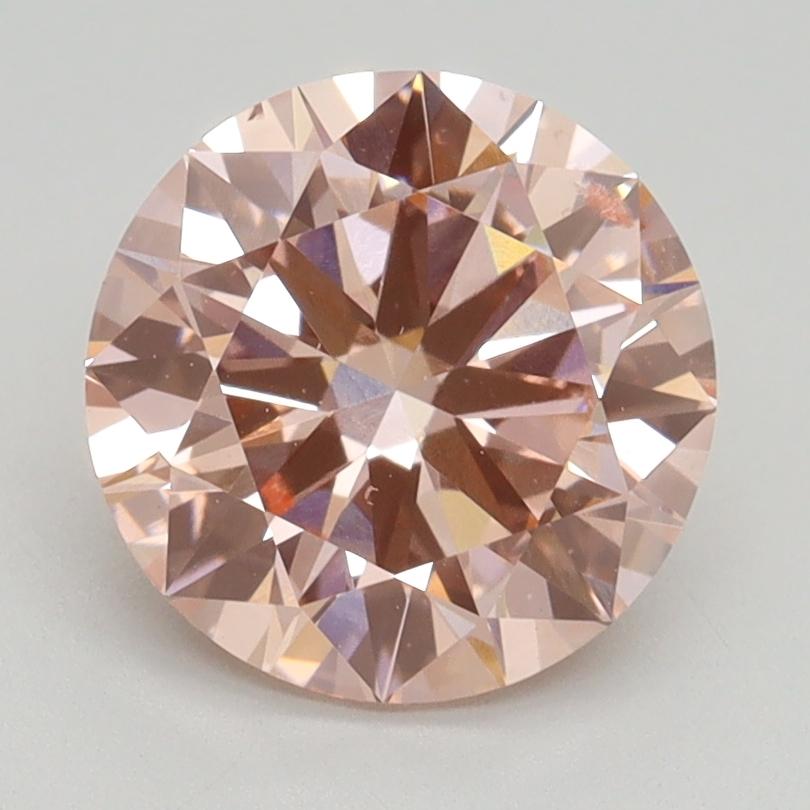 2.20 Ct. Fancy Intense Pink Round Lab Grown Diamond
