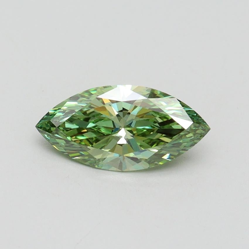 1.04 Ct. Fancy Vivid Green Marquise Lab Grown Diamond