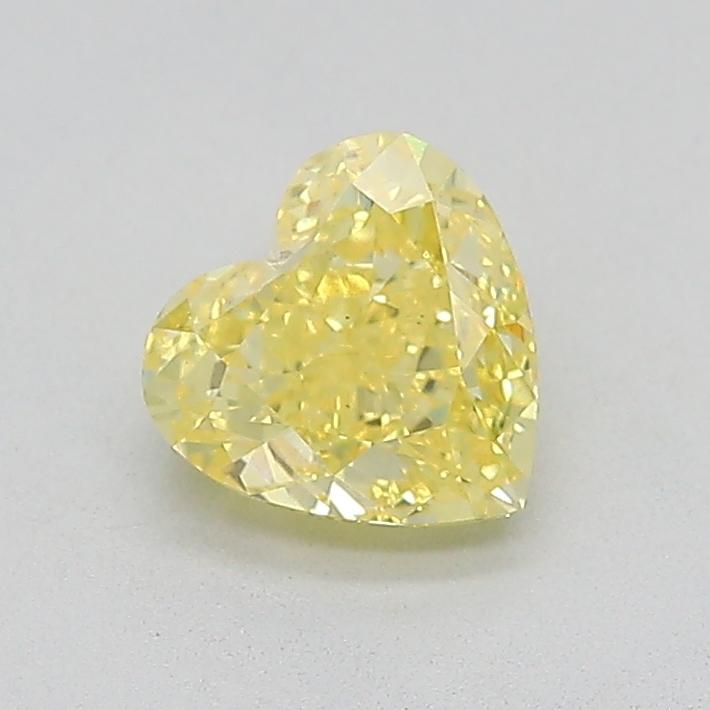 1.03 Ct. Fancy Intense  Yellow Heart Lab Grown Diamond