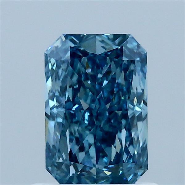 1.10 Ct. Fancy Vivid Blue Radiant Lab Grown Diamond