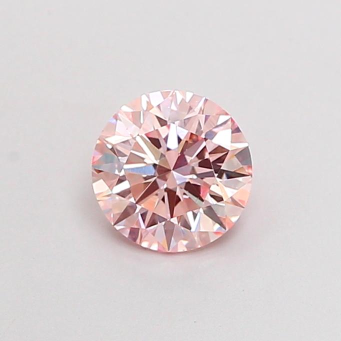 0.95 Ct. Fancy Intense Pink Round Lab Grown Diamond