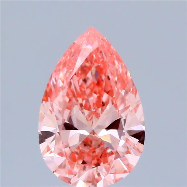 1.24 Ct. Fancy Vivid Pink Pear Lab Grown Diamond