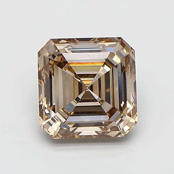 2.01 Ct. Light  Brown Asscher Lab Grown Diamond