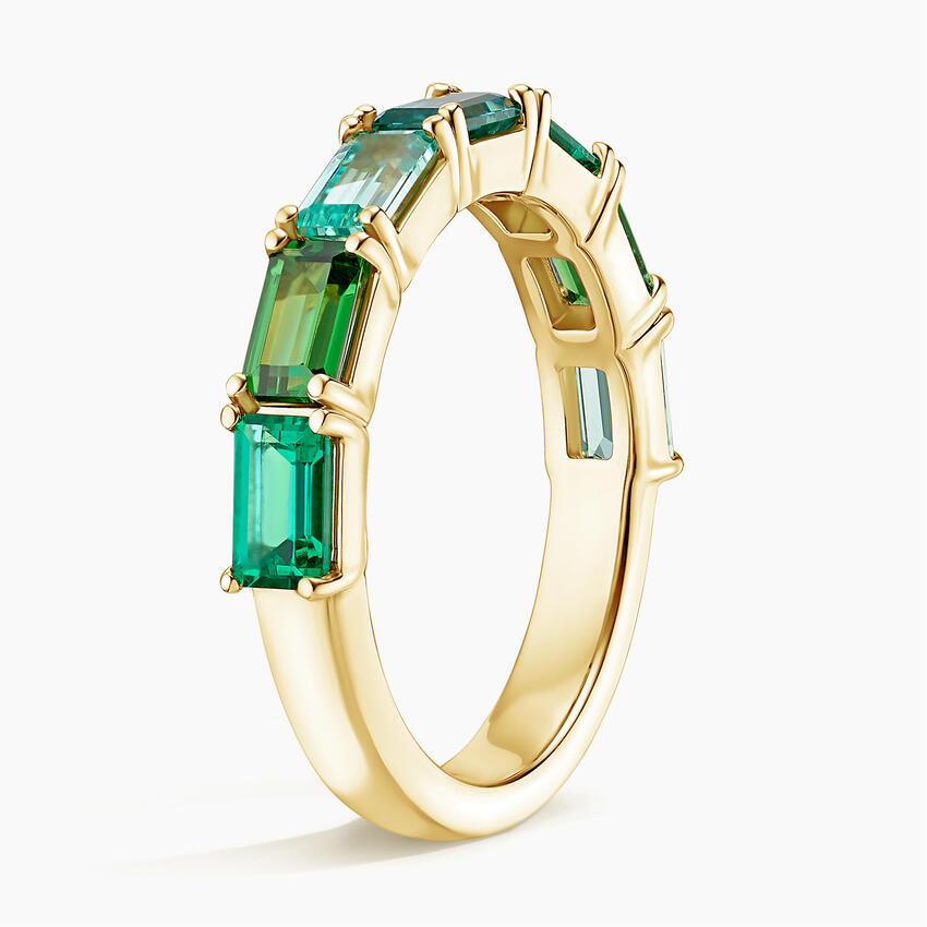 Luxe Spring Ombre Emerald Cut Ring