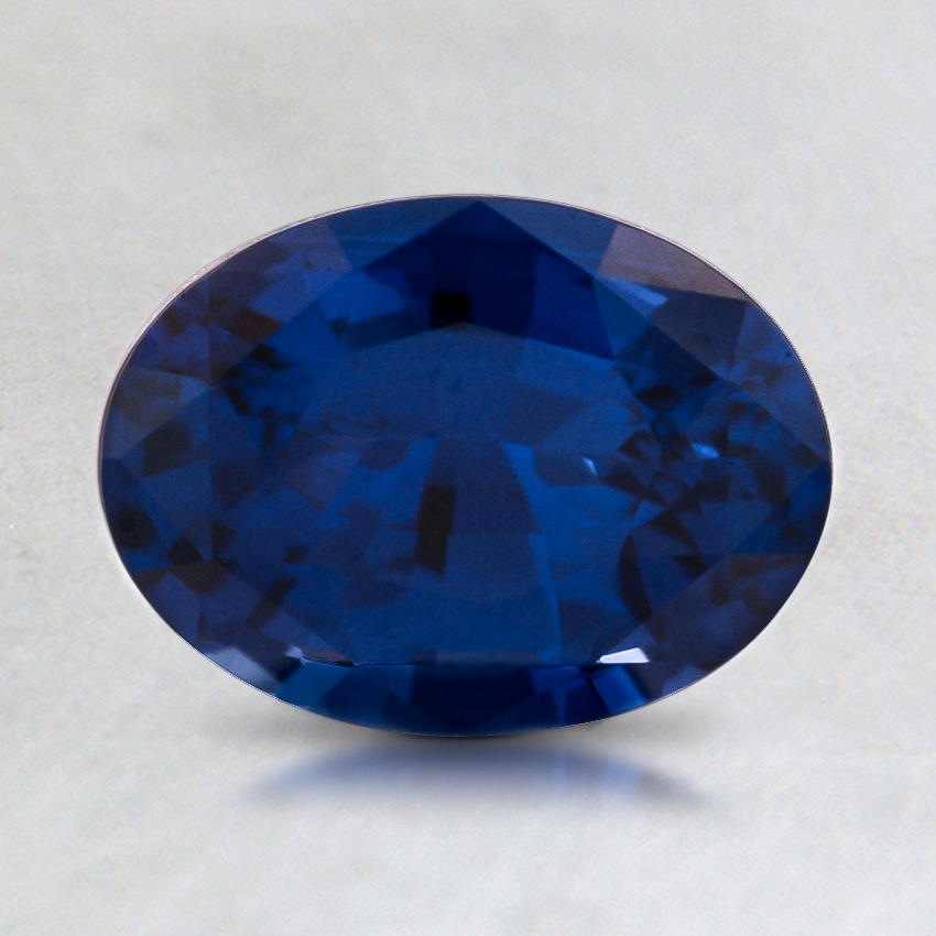 8x6mm Super Premium Blue Oval Sapphire
