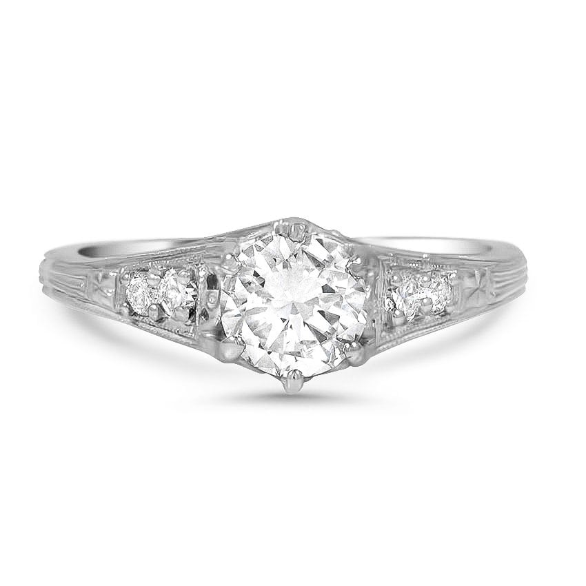 Art Deco Diamond Vintage Ring | Lustig | Brilliant Earth