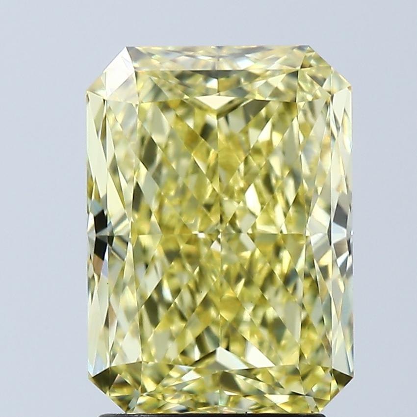 3.07 Ct. Fancy Vivid Yellow Radiant Lab Grown Diamond