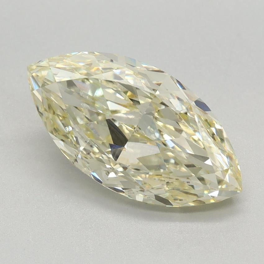 2.11 Ct. Fancy Light Yellow Marquise Lab Grown Diamond