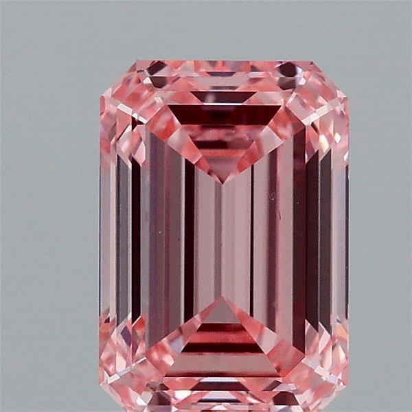 1.54 Ct. Fancy Vivid Pink Emerald Lab Grown Diamond
