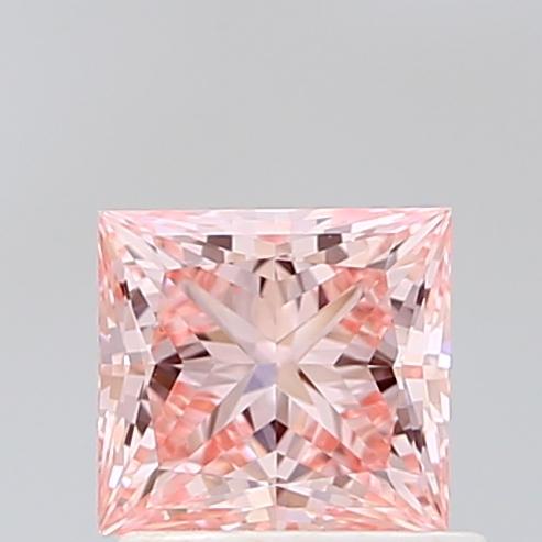 1.00 Ct. Fancy Intense Pink Princess Lab Grown Diamond