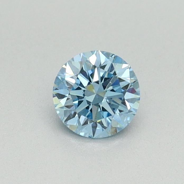 0.34 Ct. Fancy Vivid Blue Round Lab Grown Diamond