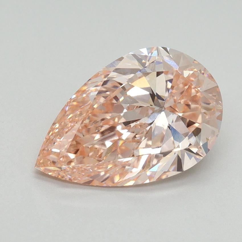 3.00 Ct. Fancy Vivid Pink Pear Lab Grown Diamond