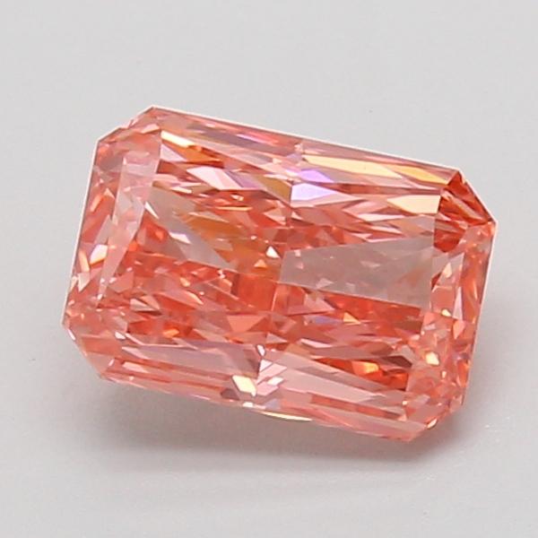 1.47 Ct. Fancy Vivid Pink Radiant Lab Grown Diamond