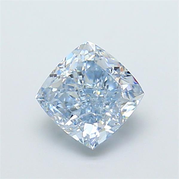 1.27 Ct. Fancy Intense  Blue Cushion Lab Grown Diamond