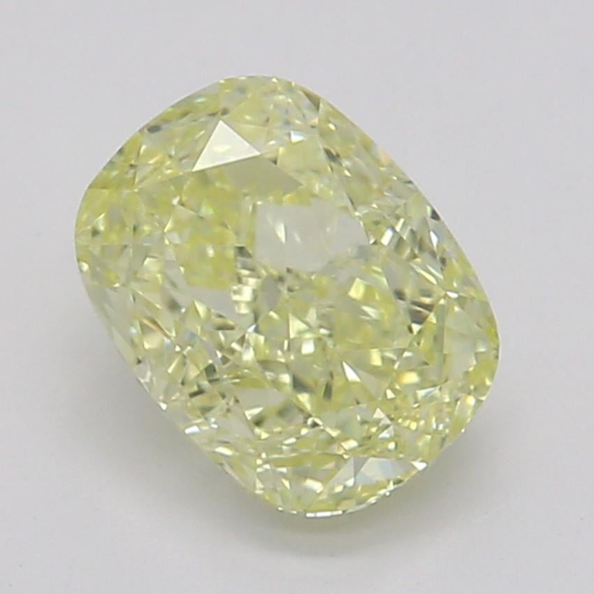 0.62 Ct. Fancy Yellow Cushion Diamond