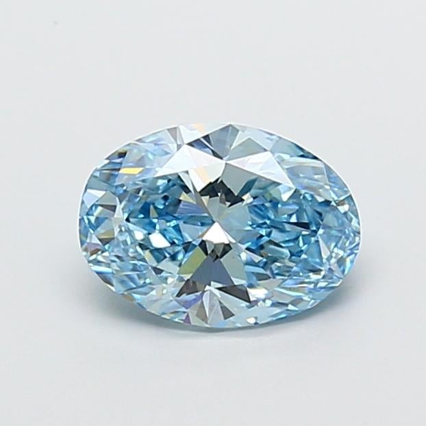 1.50 Ct. Fancy Blue Oval Lab Grown Diamond