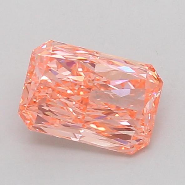 1.10 Ct. Fancy Vivid Pink Radiant Lab Grown Diamond