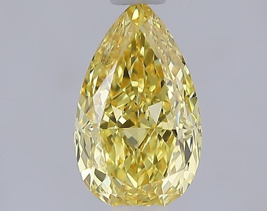 1.06 Ct. Fancy Vivid Yellow Yellow Pear Lab Grown Diamond