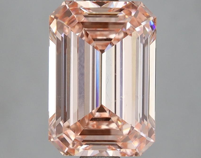 3.07 Ct. Fancy Intense  Pink Emerald Lab Grown Diamond