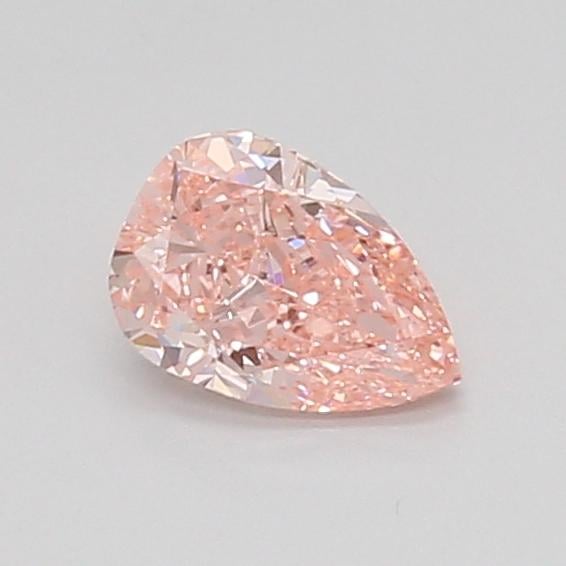 0.55 Ct. Fancy Vivid Pink Pear Lab Grown Diamond