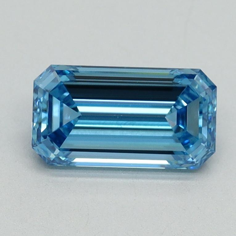 1.02 Ct. Fancy Vivid Blue Emerald Lab Grown Diamond