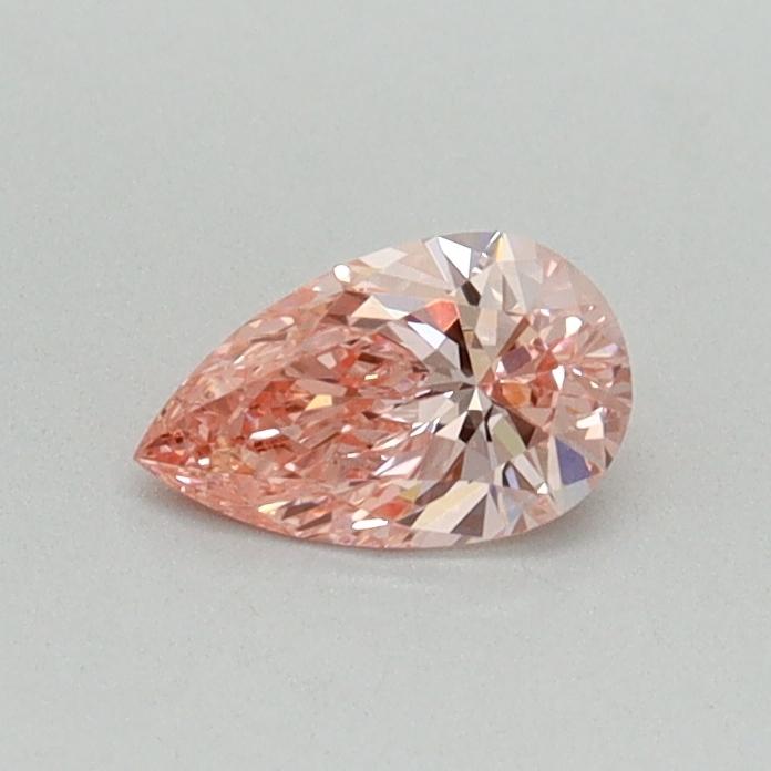0.31 Ct. Fancy Vivid Pink Pear Lab Grown Diamond