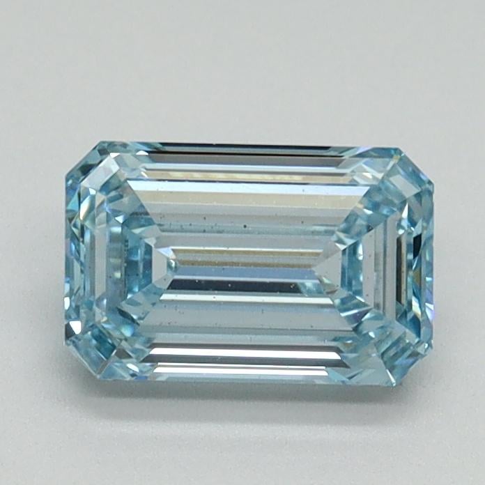 1.00 Ct. Fancy Intense Blue Emerald Lab Grown Diamond