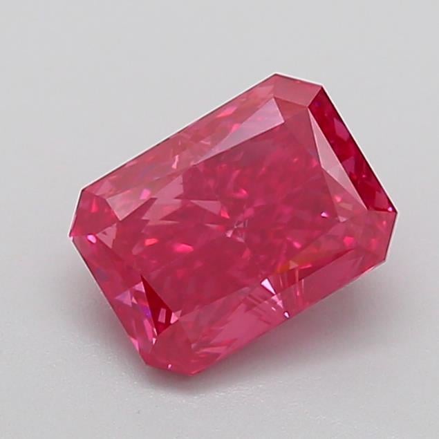 2.12 Ct. Fancy Vivid  Pink Radiant Lab Grown Diamond