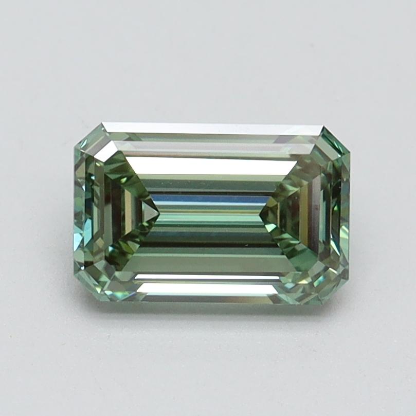 1.03 Ct. Fancy Vivid Green Emerald Lab Grown Diamond