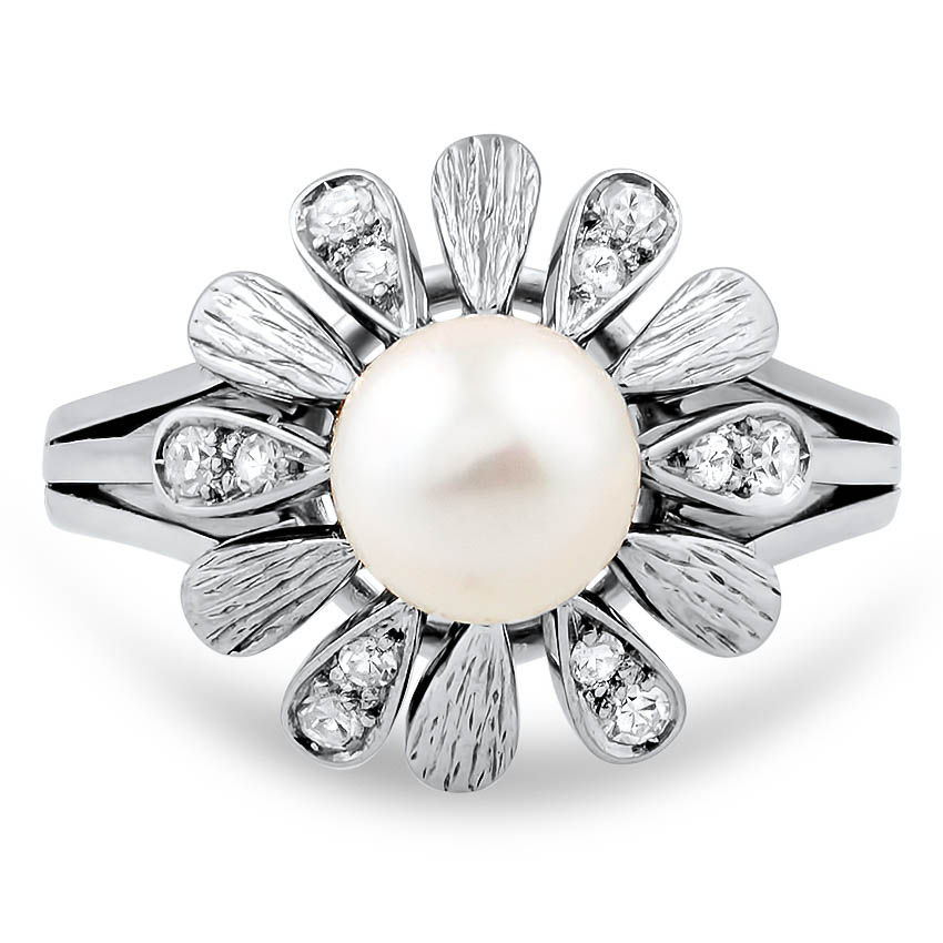 Retro Pearl Cocktail Ring
