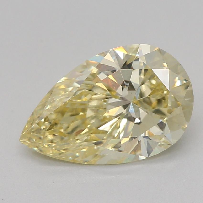 1.05 Ct. Fancy Intense Yellow Pear Lab Grown Diamond