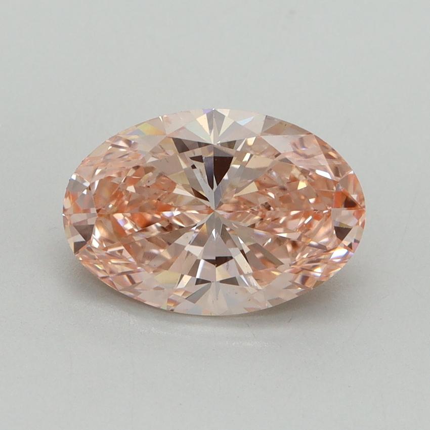 2.15 Ct. Fancy Vivid Pink Oval Lab Grown Diamond