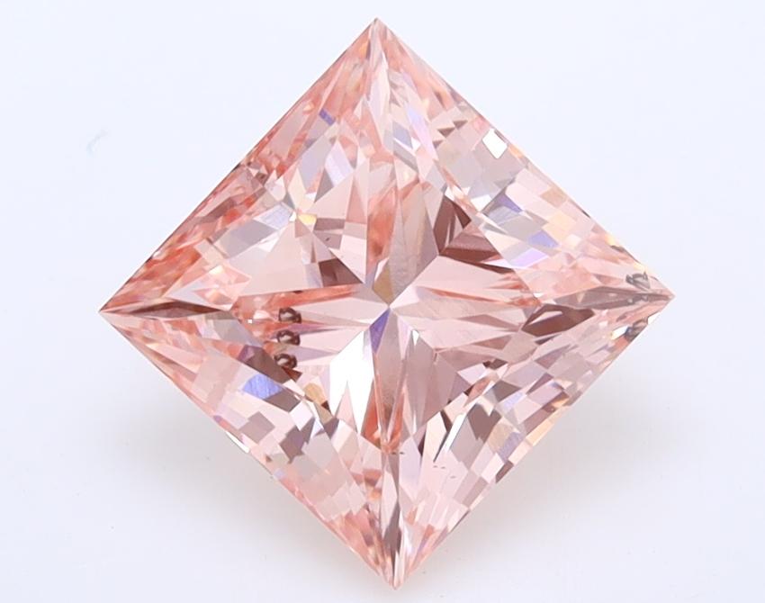 2.50 Ct. Fancy Intense  Pink Princess Lab Grown Diamond